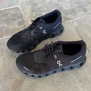 On cloud Running women;s Black Athletic Sneakers
